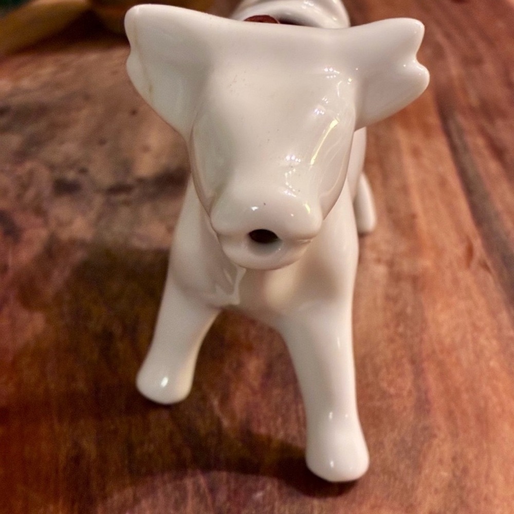 Apilco France Porcelain Cow Creamer 🐄 Vintage French Farmhouse Kitchen Decor - Picture 4 of 5